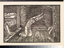 Cupid and Psyche - Psyche is abandoned by Cupid, 1880. Creator: Elizabeth Burden