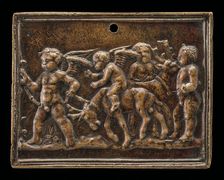 Cupid and Stags, c. 1500. Creator: Unknown