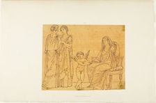Cupid and Three Women, n.d. Creator: John Flaxman