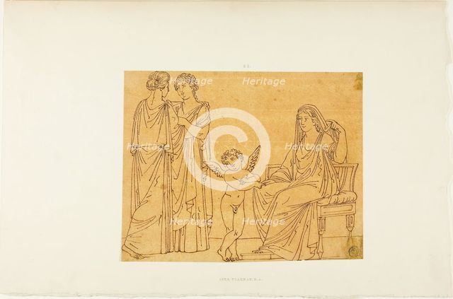 Cupid and Three Women, n.d. Creator: John Flaxman.
