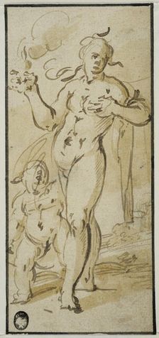 Cupid and Venus. Creator: Jan Philipsz van Bouckhorst