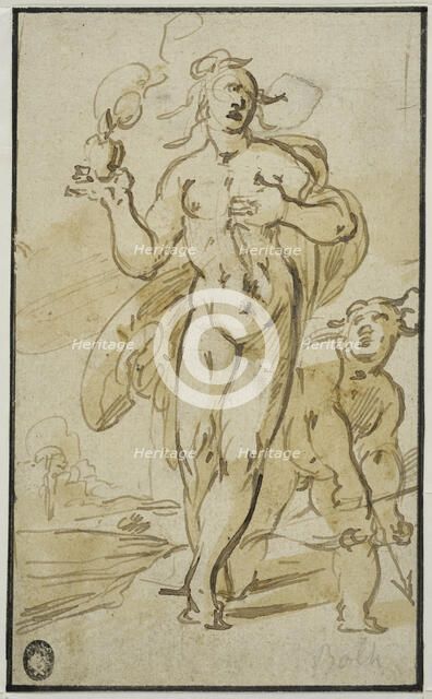 Cupid and Venus. Creator: Jan Philipsz van Bouckhorst.