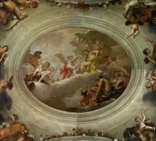 Cupid before Jupiter (central section), 1713-15. Creator: Sebastiano Ricci