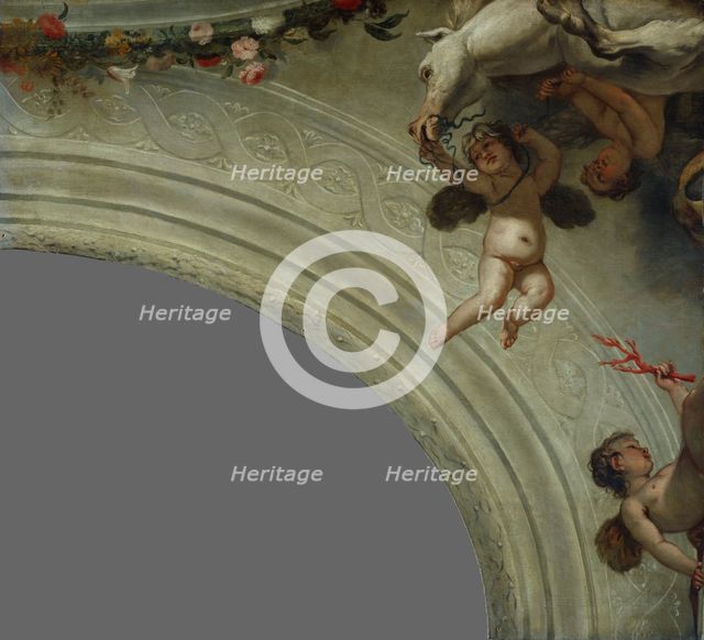 Cupid Before Jupiter, (Horse section), 1713-1715. Creator: Sebastiano Ricci.