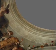 Cupid before Jupiter, (Lion section), 1713-1715. Creator: Sebastiano Ricci