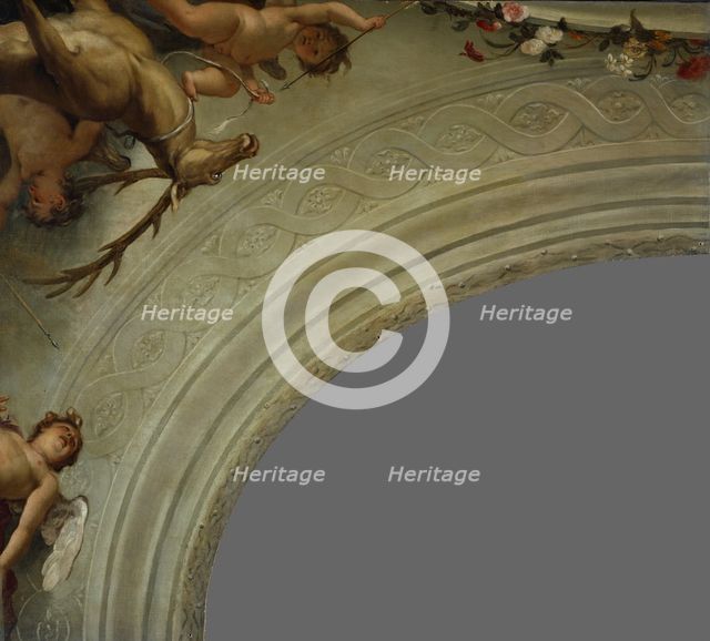 Cupid before Jupiter, (Stag section), 1713-1715. Creator: Sebastiano Ricci.