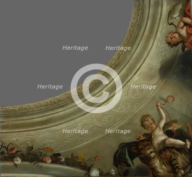 Cupid before Jupiter, (Tiger section), 1713-1715. Creator: Sebastiano Ricci.