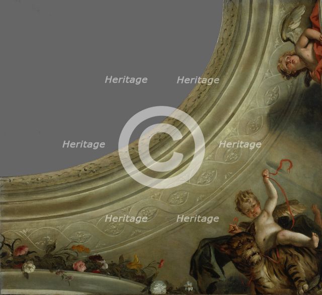 Cupid before Jupiter, (Tiger section), 1713-1715. Creator: Sebastiano Ricci.