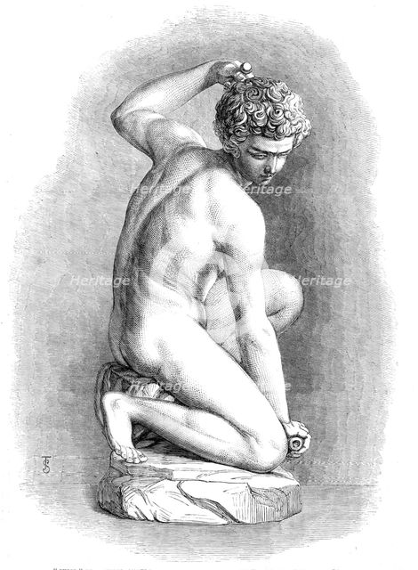 "Cupid", by Michael Angelo, in the South Kensington Museum, 1862. Creator: Unknown.