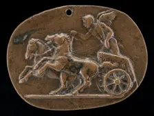 Cupid Driving a Chariot, 15th century. Creator: Unknown