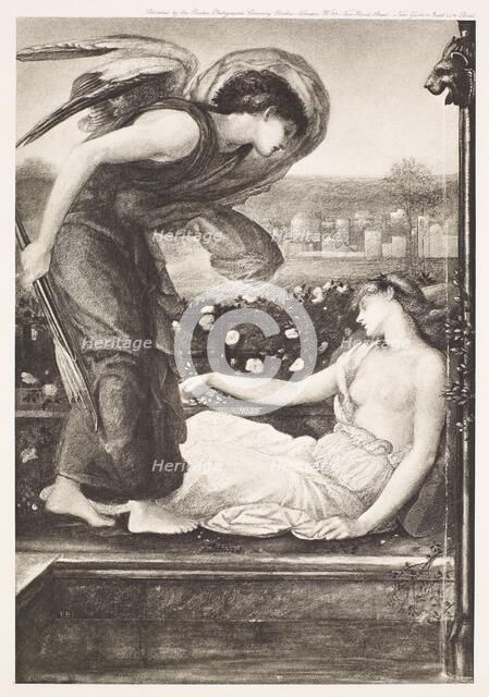 Cupid finding Psyche, c1860s, (1900). Creator: Unknown.