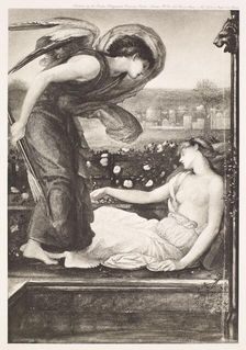 Cupid finding Psyche, c1860s, (1900). Creator: Unknown