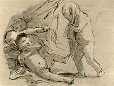 Cupid frightening other children c1757, (1928). Artist: Giovanni Battista Tiepolo