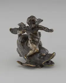 Cupid on a Dolphin, c. 1635/1660. Creator: Workshop of Francesco Fanelli