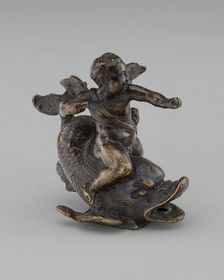 Cupid on a Dolphin, c. 1635/1660. Creator: Workshop of Francesco Fanelli