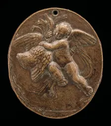 Cupid on a Swan. Creator: Giovanni Bernardi