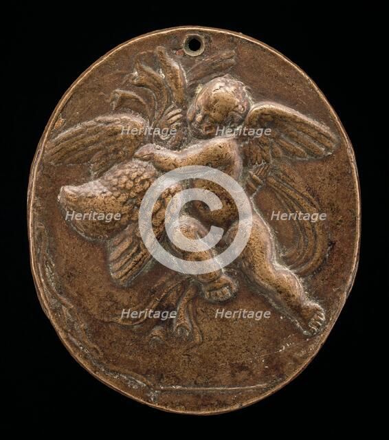 Cupid on a Swan. Creator: Giovanni Bernardi.