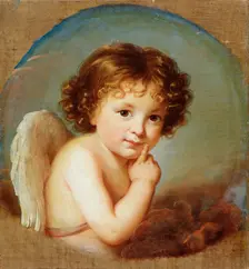 Cupid late 18th or 19th century. Artist: Elisabeth Louise Vigee-LeBrun