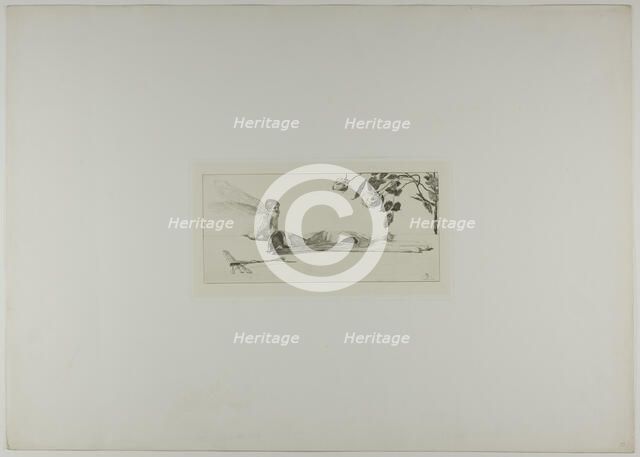 Cupid, plate ten from A Glove, 1881. Creator: Max Klinger.