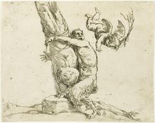 Cupid Punishing a Satyr, n.d. Creator: Jusepe de Ribera