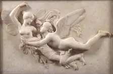 Cupid pursuing Psyche, before 1843. Creator: John Gibson
