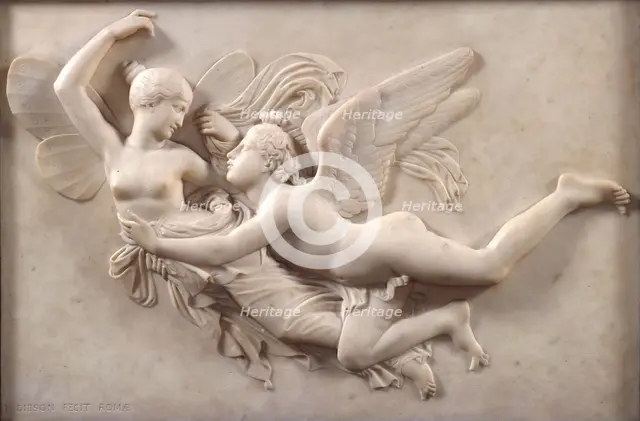 Cupid pursuing Psyche, before 1843. Creator: John Gibson.