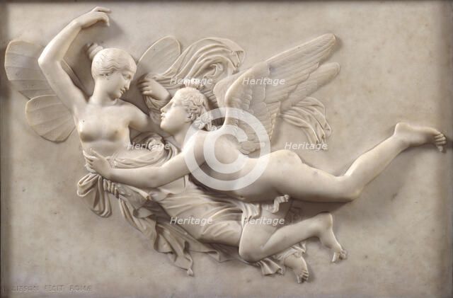 Cupid pursuing Psyche, before 1843. Creator: John Gibson.