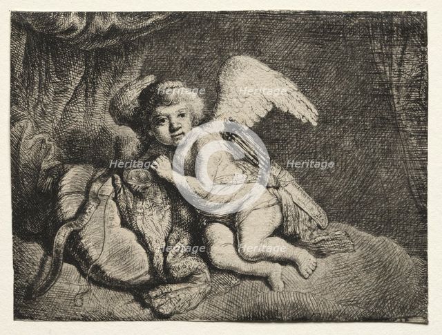 Cupid Resting, 1600s. Creator: Unknown.
