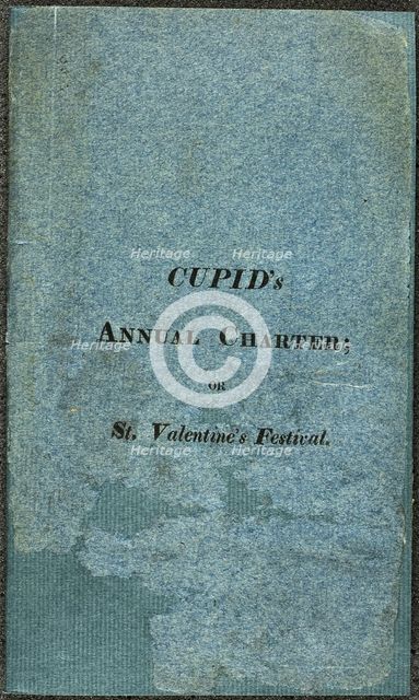Cupid's Annual Charter, n.d. Creator: Unknown.