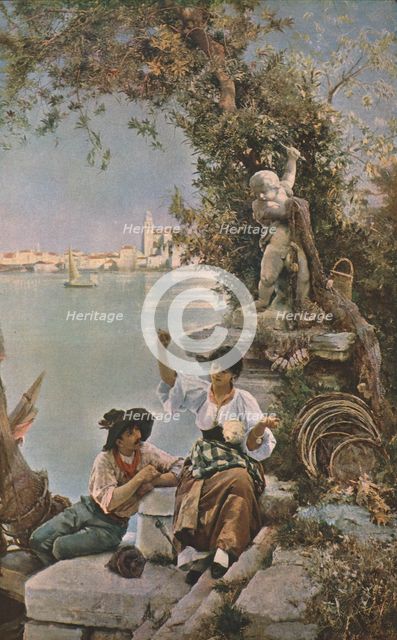 'Cupid's Spell', 1885, (c1930).  Creator: Henry Woods.