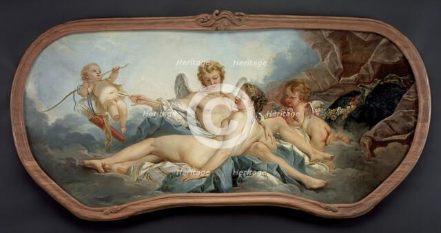 Cupid Wounding Psyche (image 1 of 2), 1741. Creator: Francois Boucher.