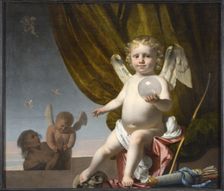 Cupid with a Glass Globe, c. 1657–1658