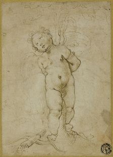 Cupid Tied to a Tree, 1570/99. Creator: Giorgio Picchi