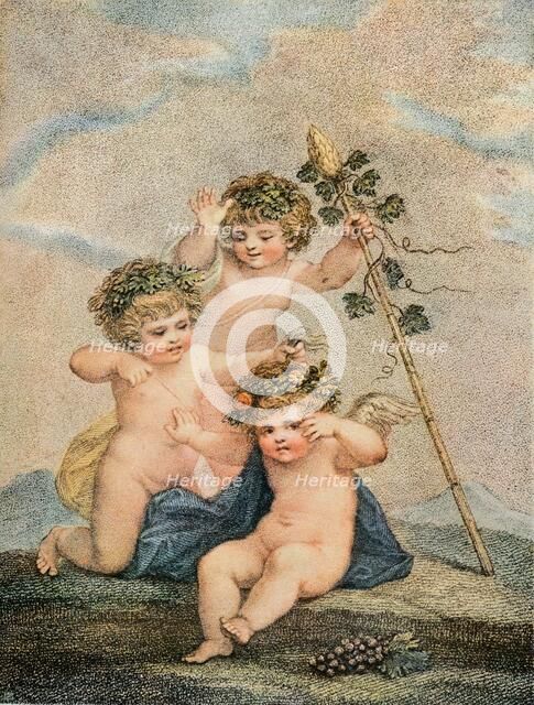 'Cupids', c18th century. Artist: Francesco Bartolozzi.