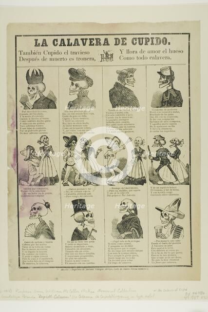 Cupid's Calavera, n.d. Creator: José Guadalupe Posada.