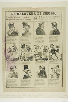 Cupid's Calavera, n.d. Creator: José Guadalupe Posada
