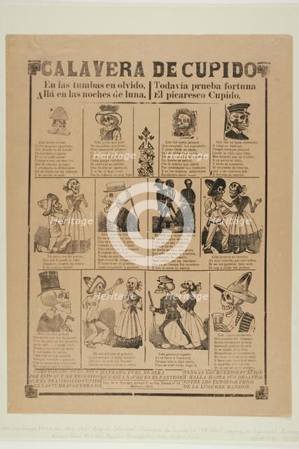 Cupid's Calavera, n.d. Creator: José Guadalupe Posada.