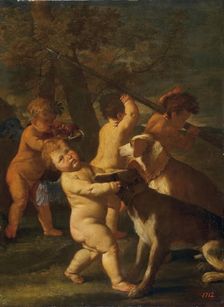 Cupids Hunting, 1630. Creator: Nicolas Poussin
