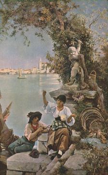 Cupid's Spell 1885, (c1930). Creator: Henry Woods