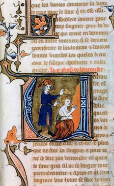 Cupping, 14th century