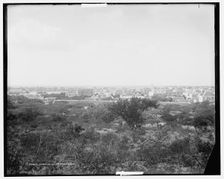 Curacao, W.I., from the hills, between 1890 and 1901. Creator: Unknown
