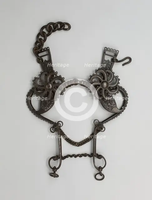 Curb Bit, Germany, 19th century. Creator: Unknown.