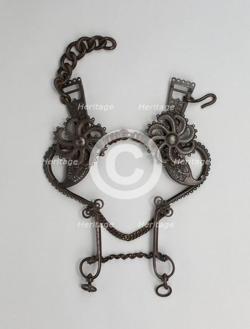 Curb Bit, Germany, 19th century. Creator: Unknown.