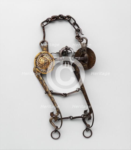 Curb Bit, Italian, Mantua or Milan, ca. 1550. Creator: Unknown.