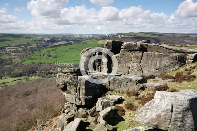 Curbar Edge, Derbyshire, 2009.  Creator: Peter Thompson.