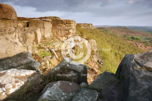 Curbar Edge, Derbyshire, 2009.  Creator: Peter Thompson.