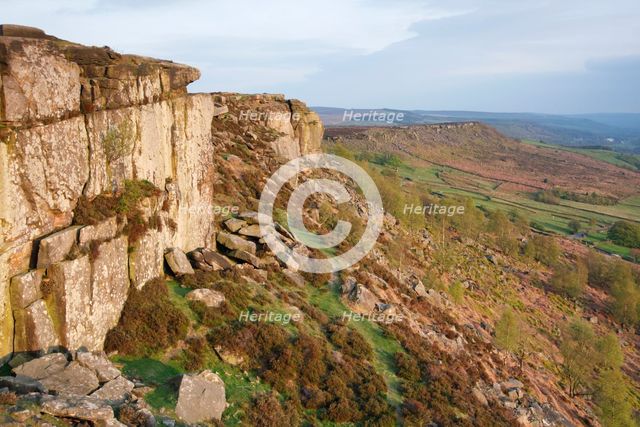 Curbar Edge, Derbyshire, 2009.  Creator: Peter Thompson.