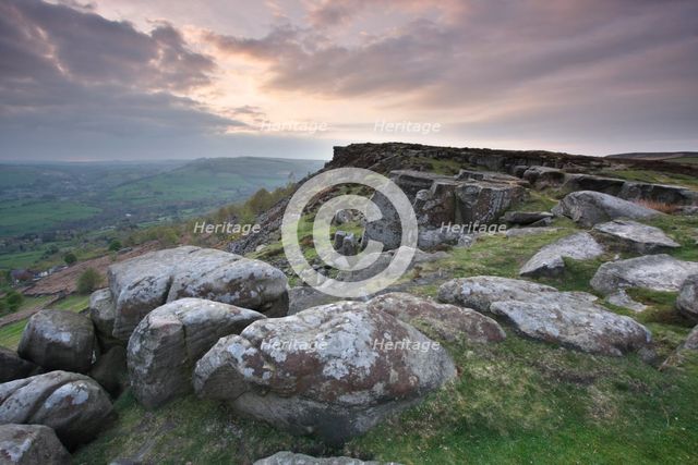 Curbar Edge, Derbyshire, 2009.  Creator: Peter Thompson.