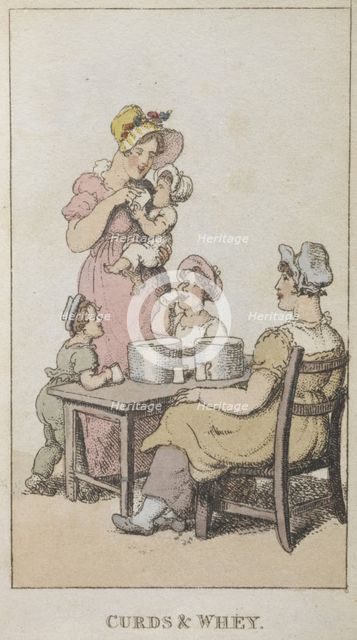 Curds & whey', 1820. Creator: Thomas Rowlandson.