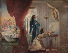 Cure at London following prayer at Rome, 1896. Creator: Unknown